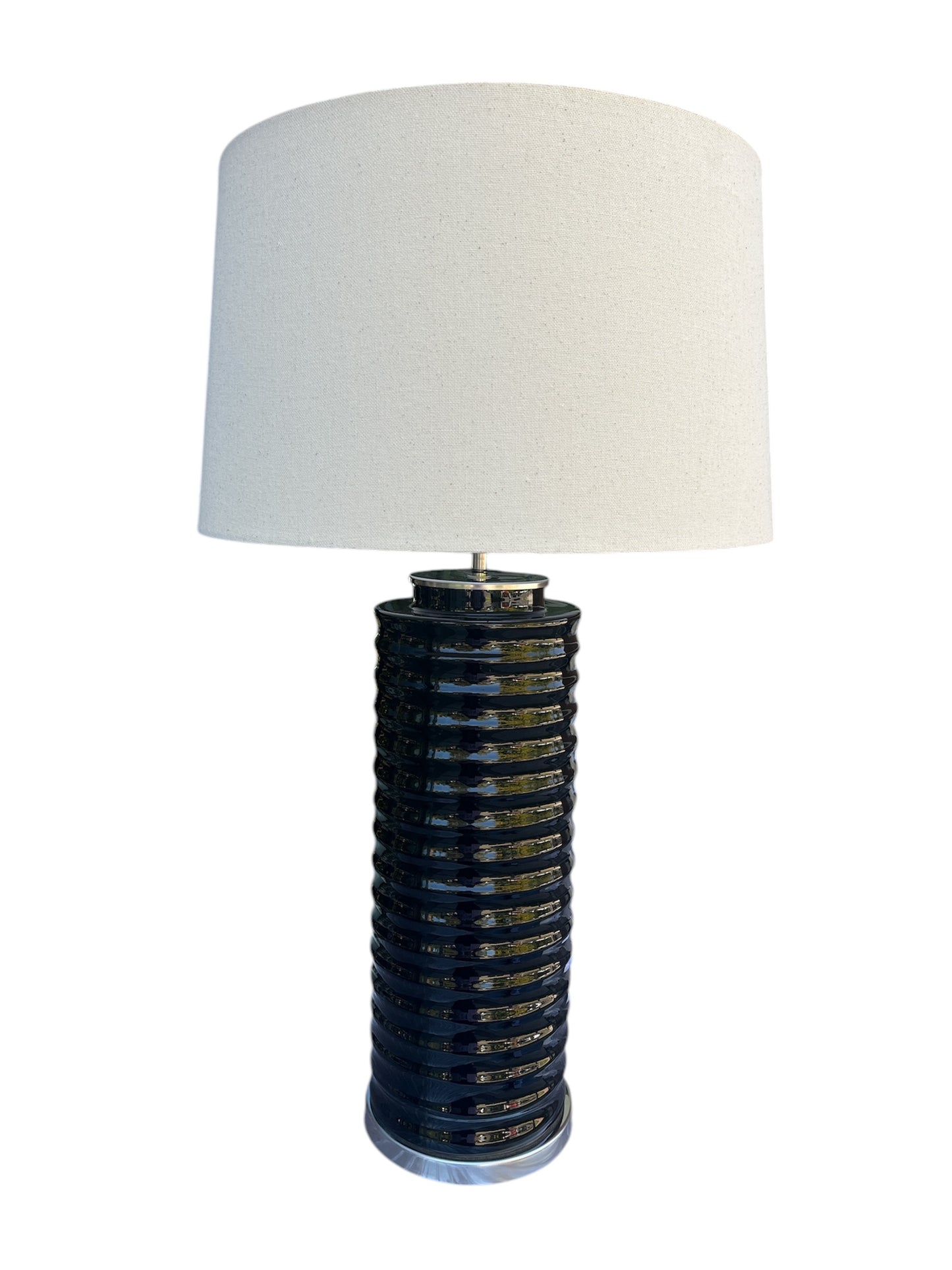 LAMPARA CERAMICA BAMBU