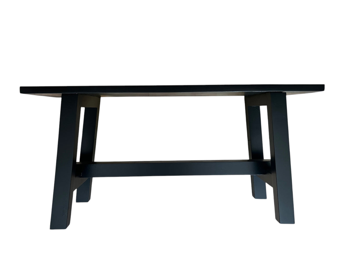 Banqueta de Madera Negra