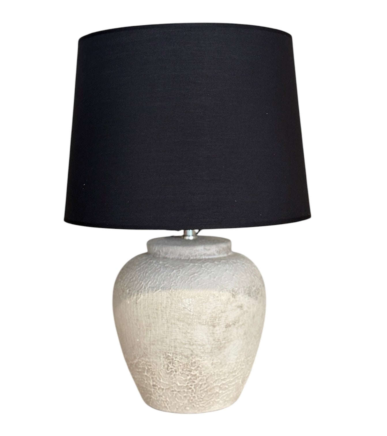 LAMPARA CERAMICA TEXTURA JARRON